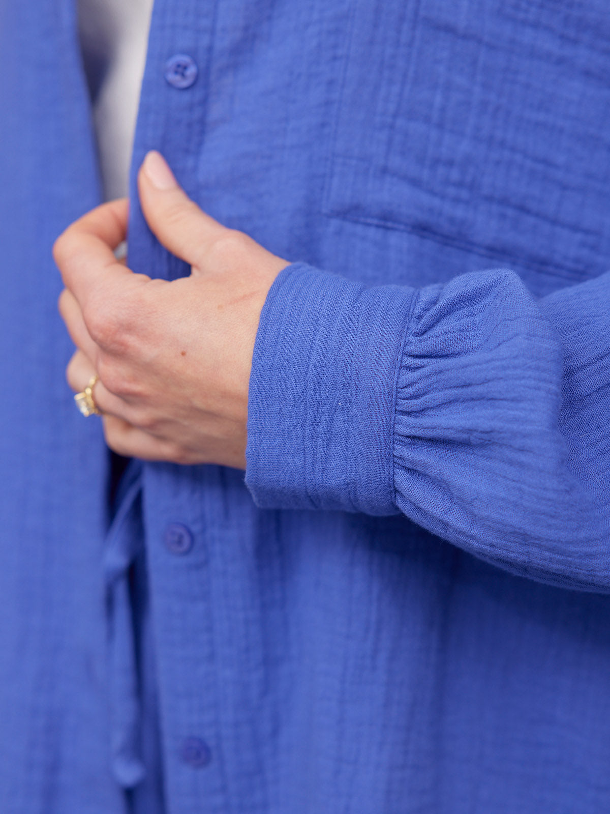 Shirt & Trouser Bundle - Deborah & Joy - Cobalt Blue