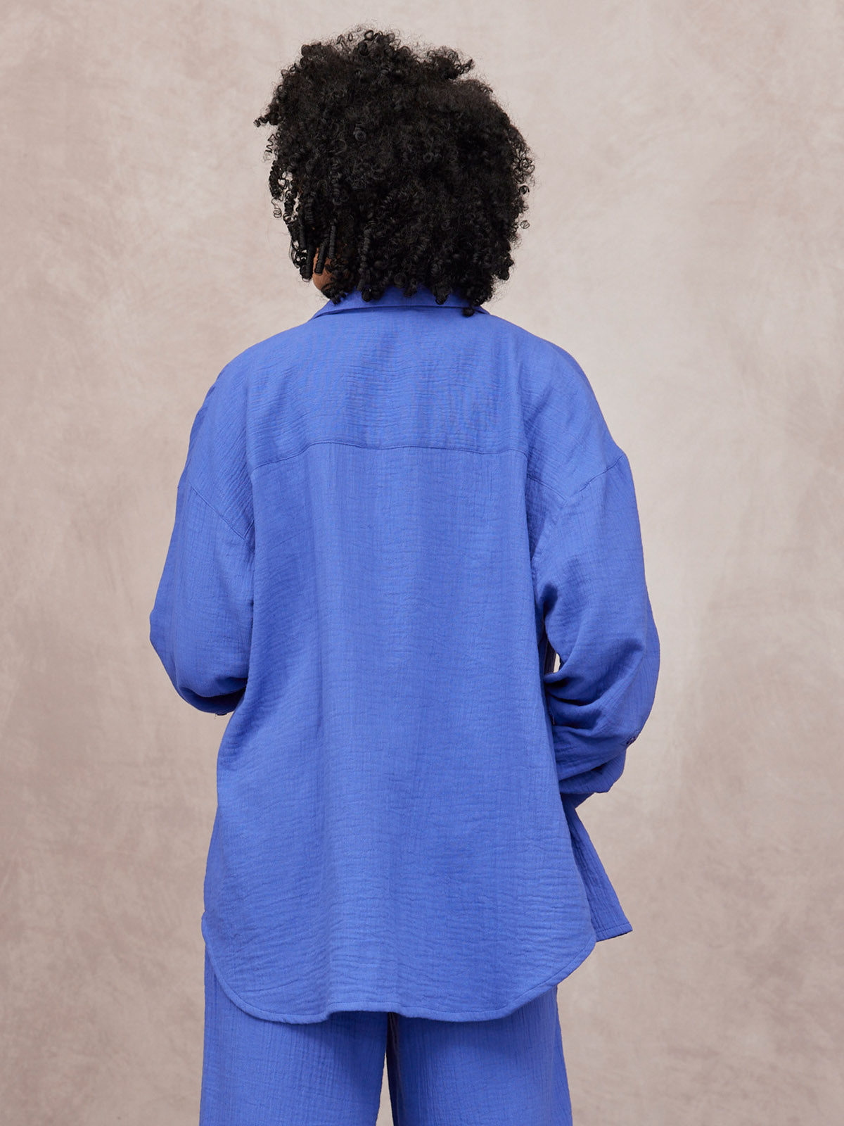 Shirt & Trouser Bundle - Deborah & Joy - Cobalt Blue
