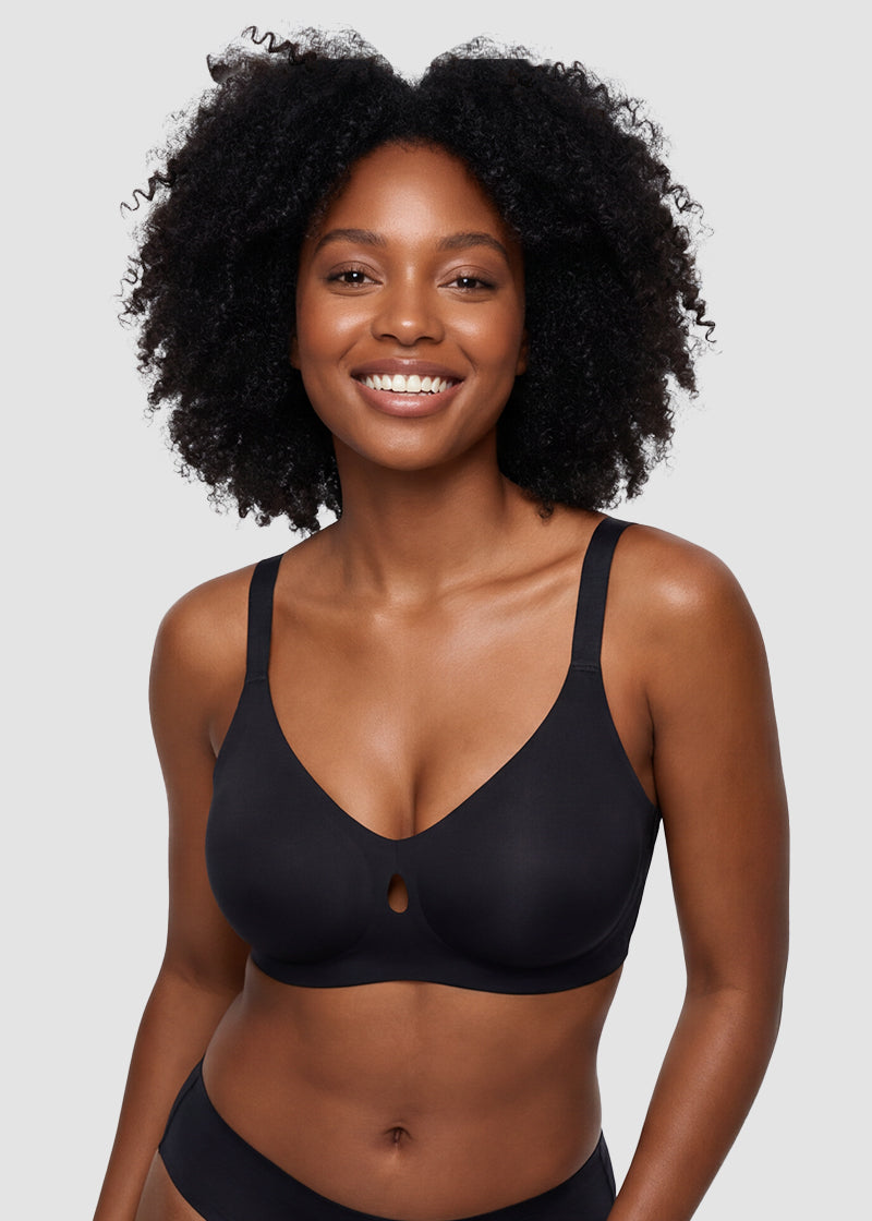 Invisible Jelly Lift Bra with Breathable Water Drop Hollow