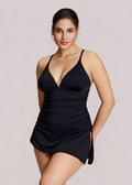 Convertible Ruched Sculpting Swimsuit