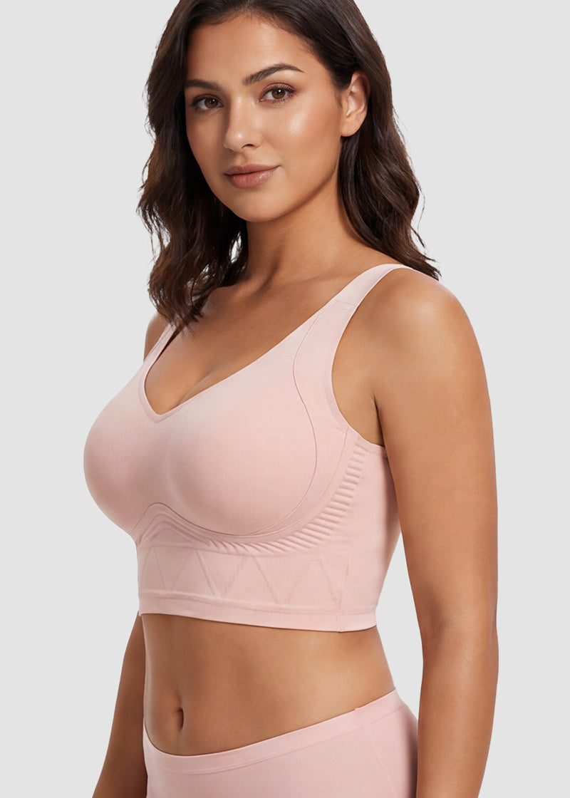 Seamless Wireless Support Bra