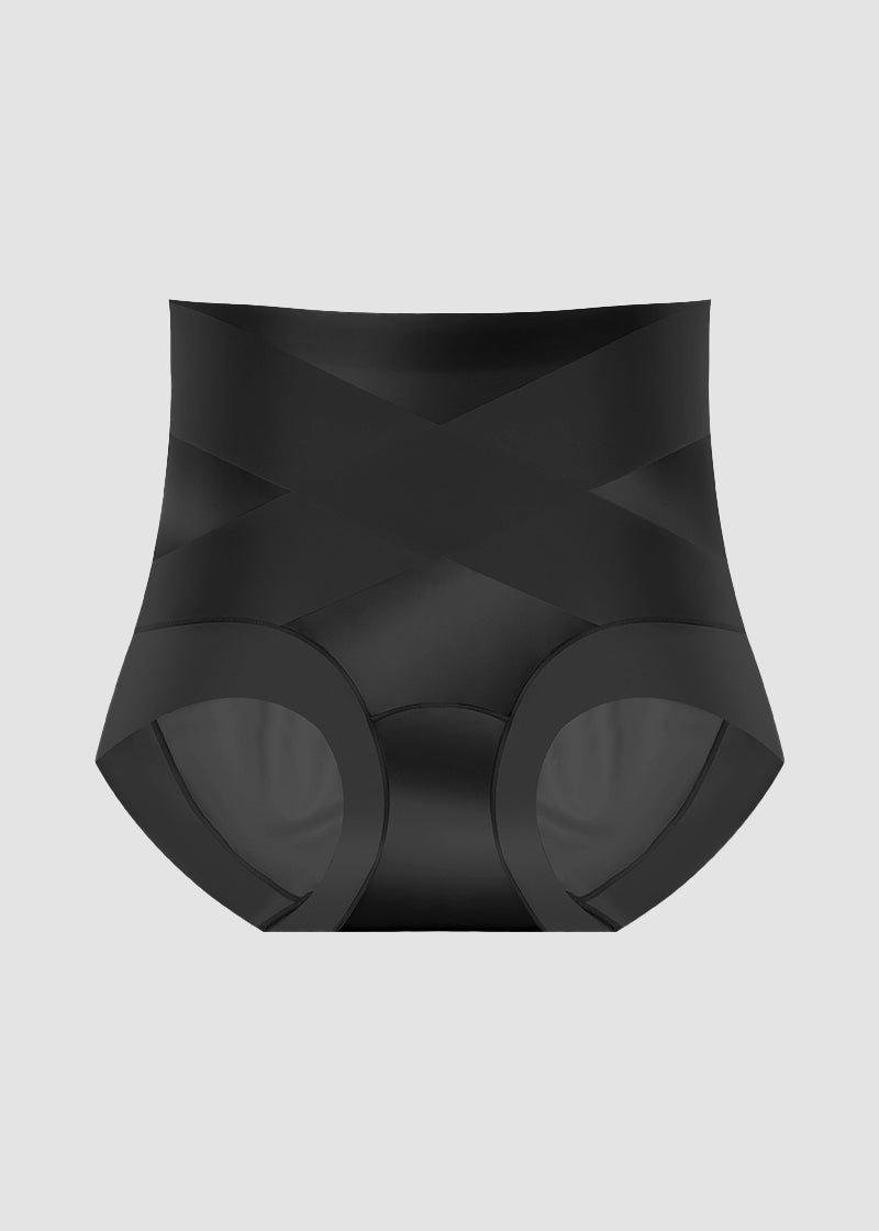 High-Waist Cross Compression Shaping Panties (6 Pack)