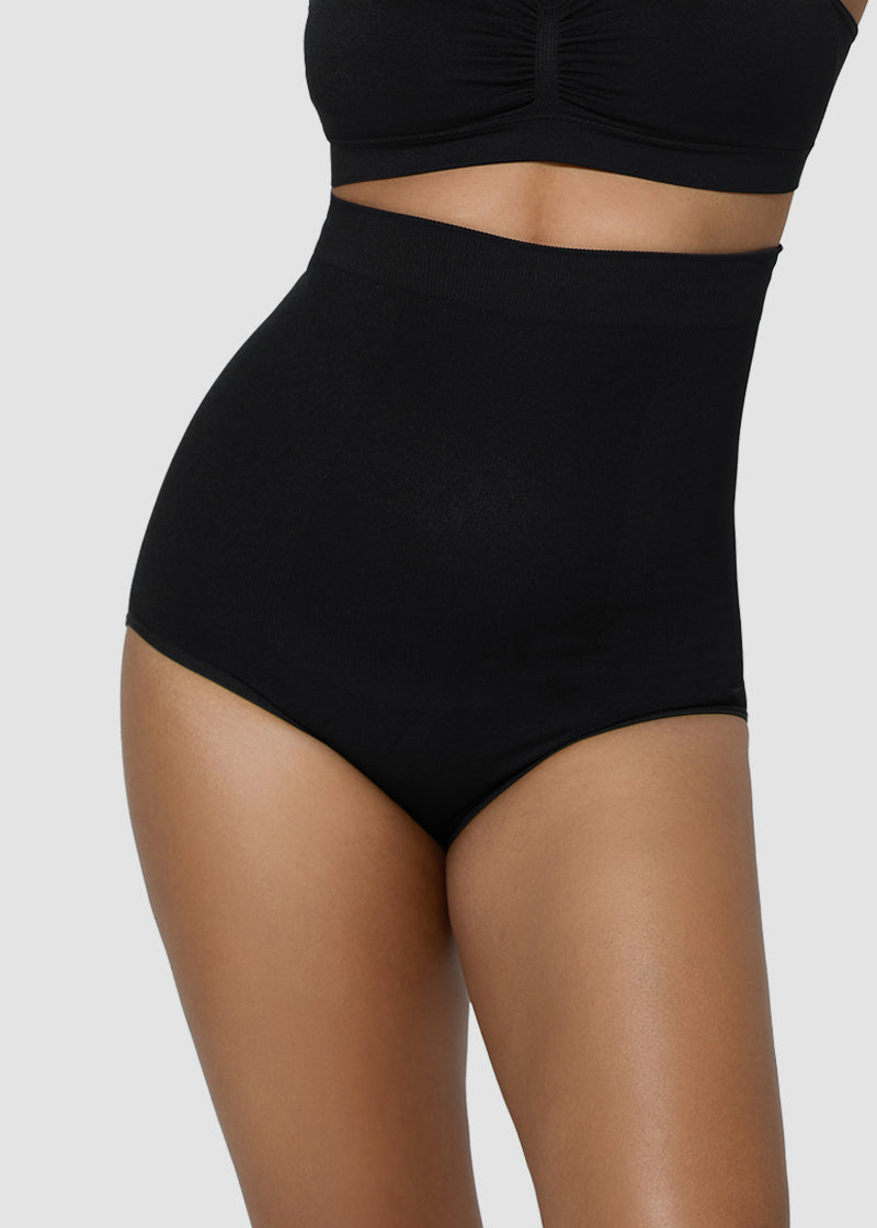 High Waist Tummy Control Brief Shaping Panty (2 Pack)