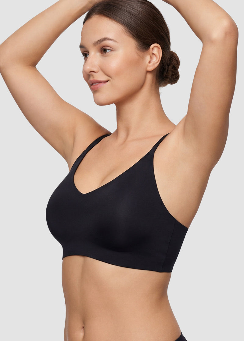 Seamless Backless Lace Bralette