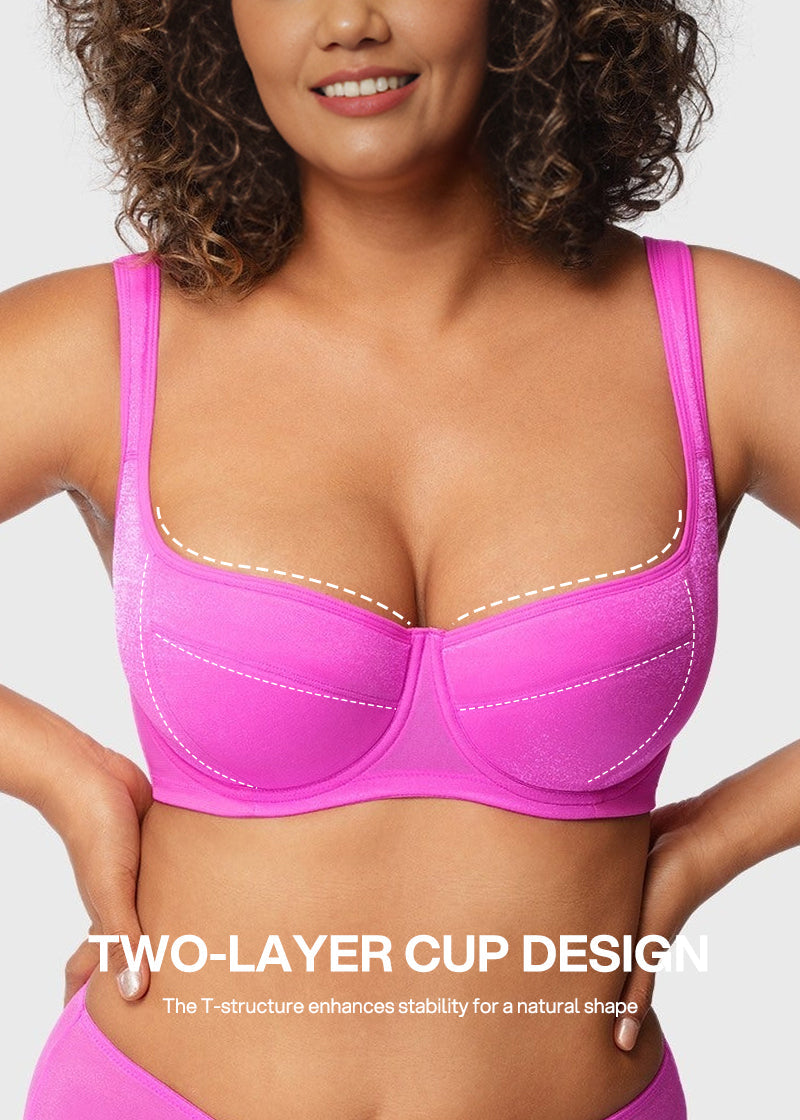 Shimmer Lightly Padded Balconette Bra