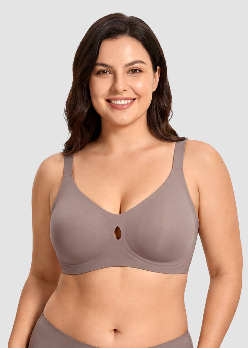 Invisible Jelly Lift Bra with Breathable Water Drop Hollow