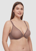 Front Closure Mesh Support Bra