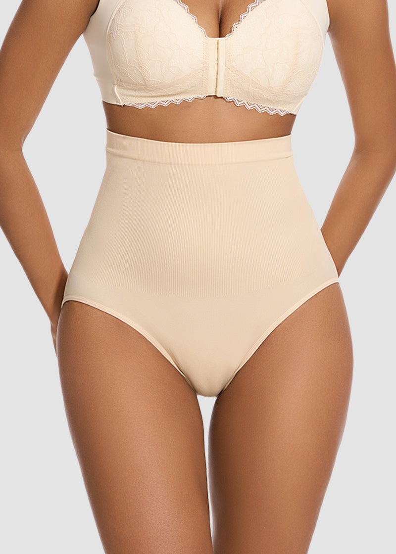 High Waist Tummy Control Brief Shaping Panty (2 Pack)