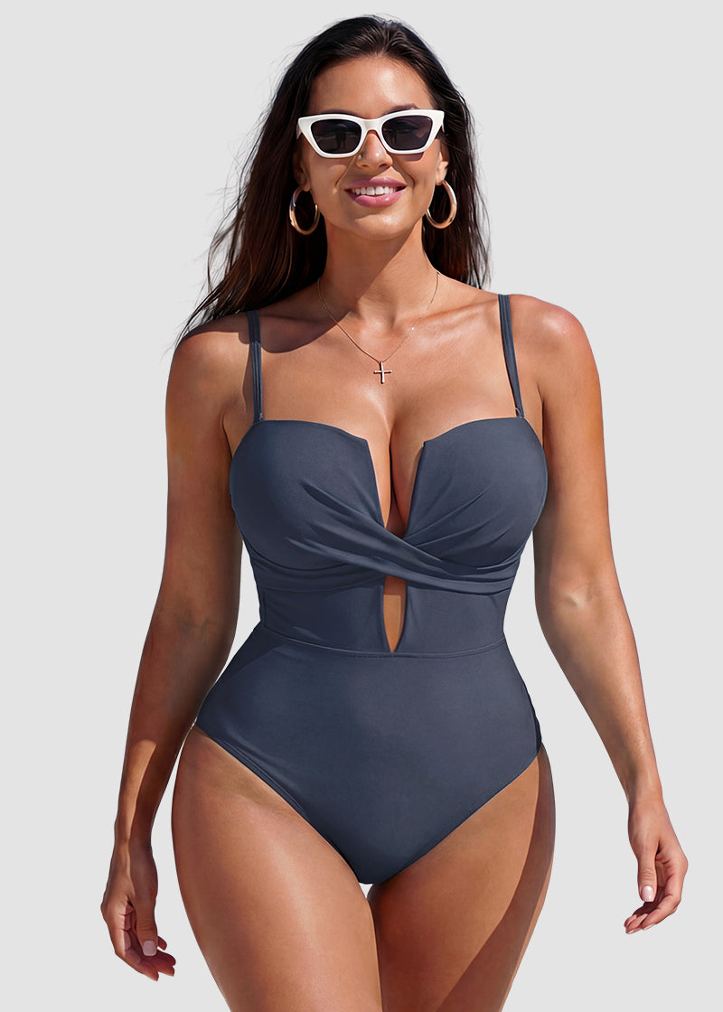 Push Up Tummy Control One Piece Swimsuit