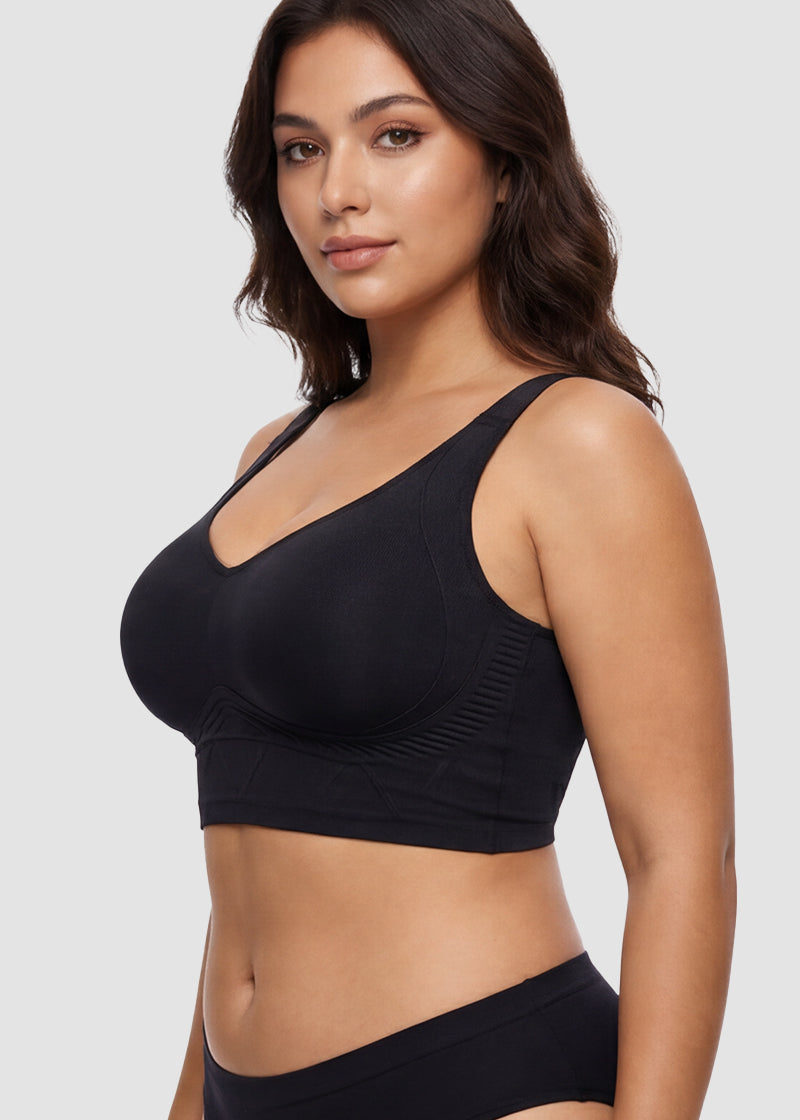 Seamless Wireless Support Bra