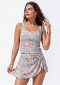 Floral Tummy Control Tankini Set