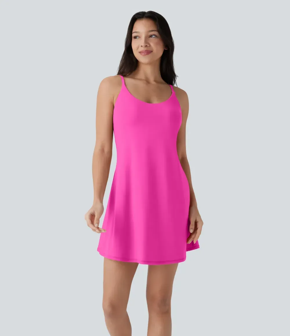 2026 🔥Flash Sale⚡ Softlyzero Plush Backless Active Dress-Easy Peezy