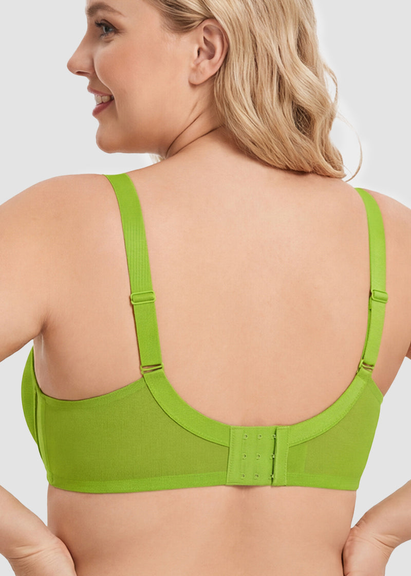 Seamless Mesh Unlined Underwire Bra