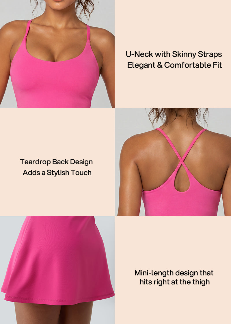 Plush Backless Active Dress – Easy Peezy