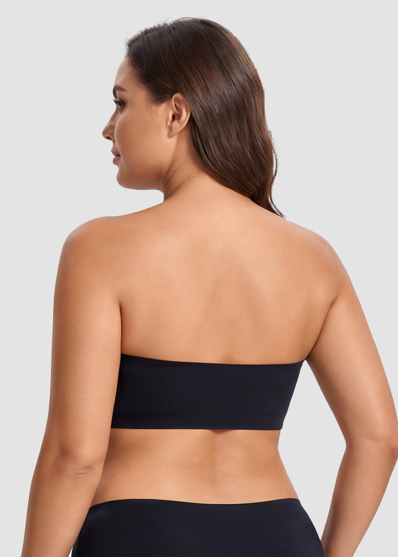 Front Closure No-Slip Supportive Fit Strapless Bra