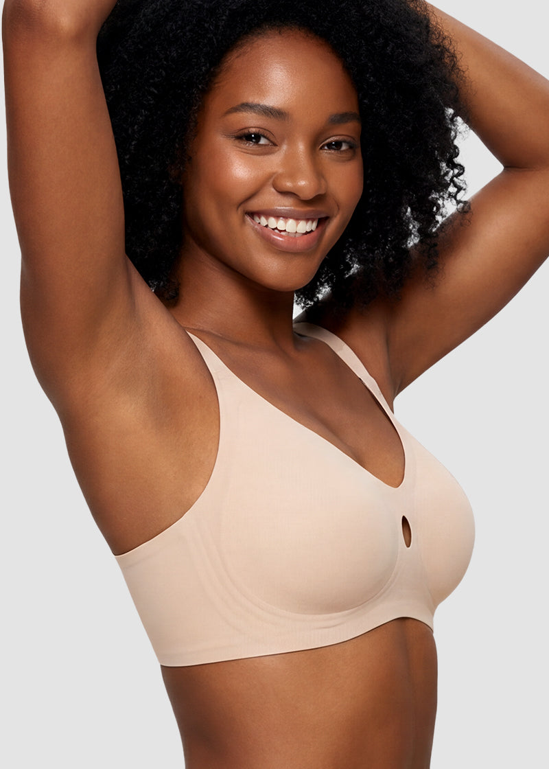 Invisible Jelly Lift Bra with Breathable Water Drop Hollow