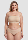 Stay‑Put Wireless Seamless Bandeau Bra