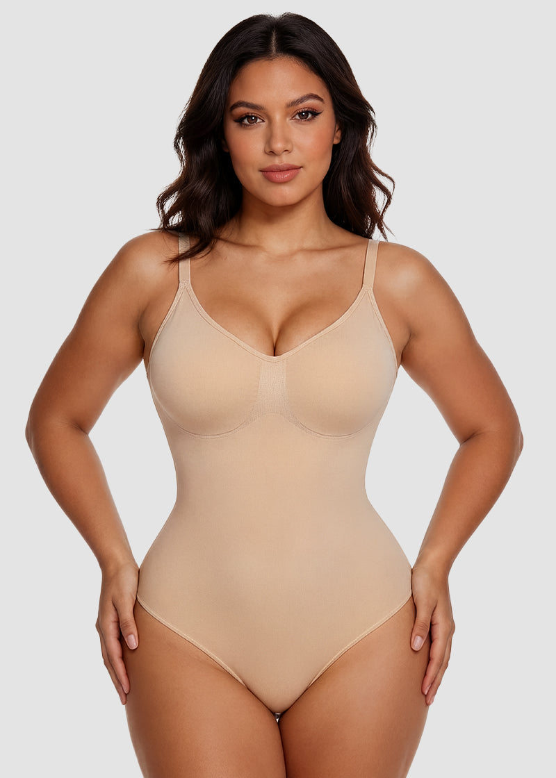Backless Seamless Tummy Control Bodysuit Shapewear