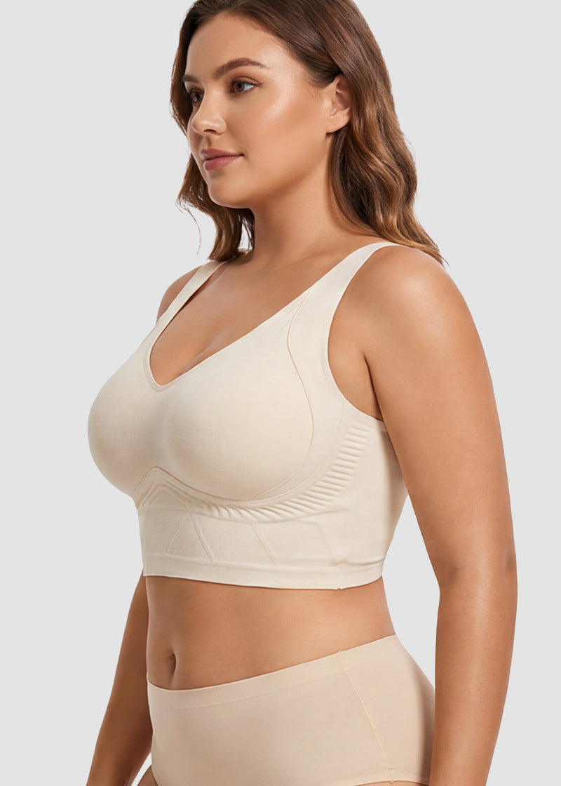 Seamless Wireless Support Bra