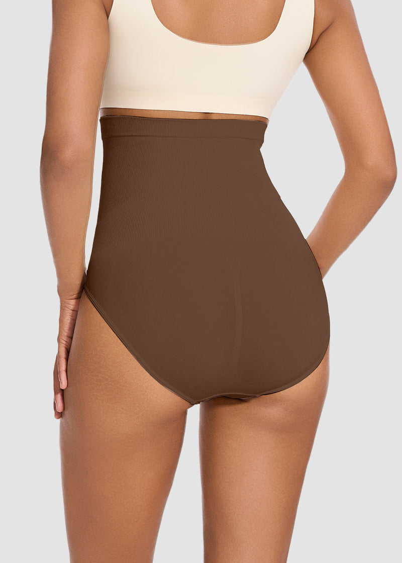 High Waist Tummy Control Brief Shaping Panty (2 Pack)