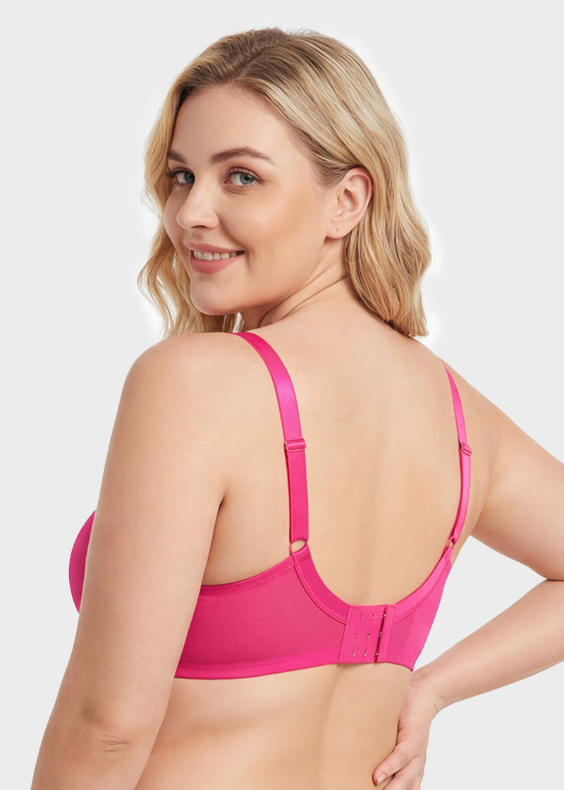 Seamless Mesh Unlined Underwire Bra