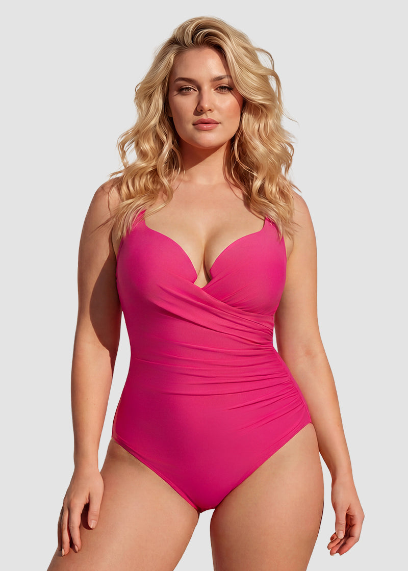 SculptSkin™ PlungeLift One-Piece Swimsuit