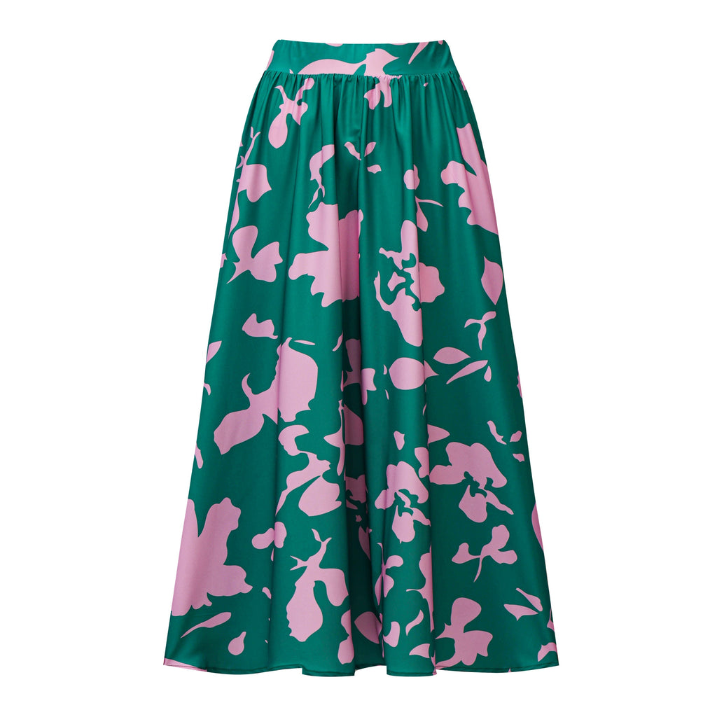 Indigo Chic Pleated Skirts
