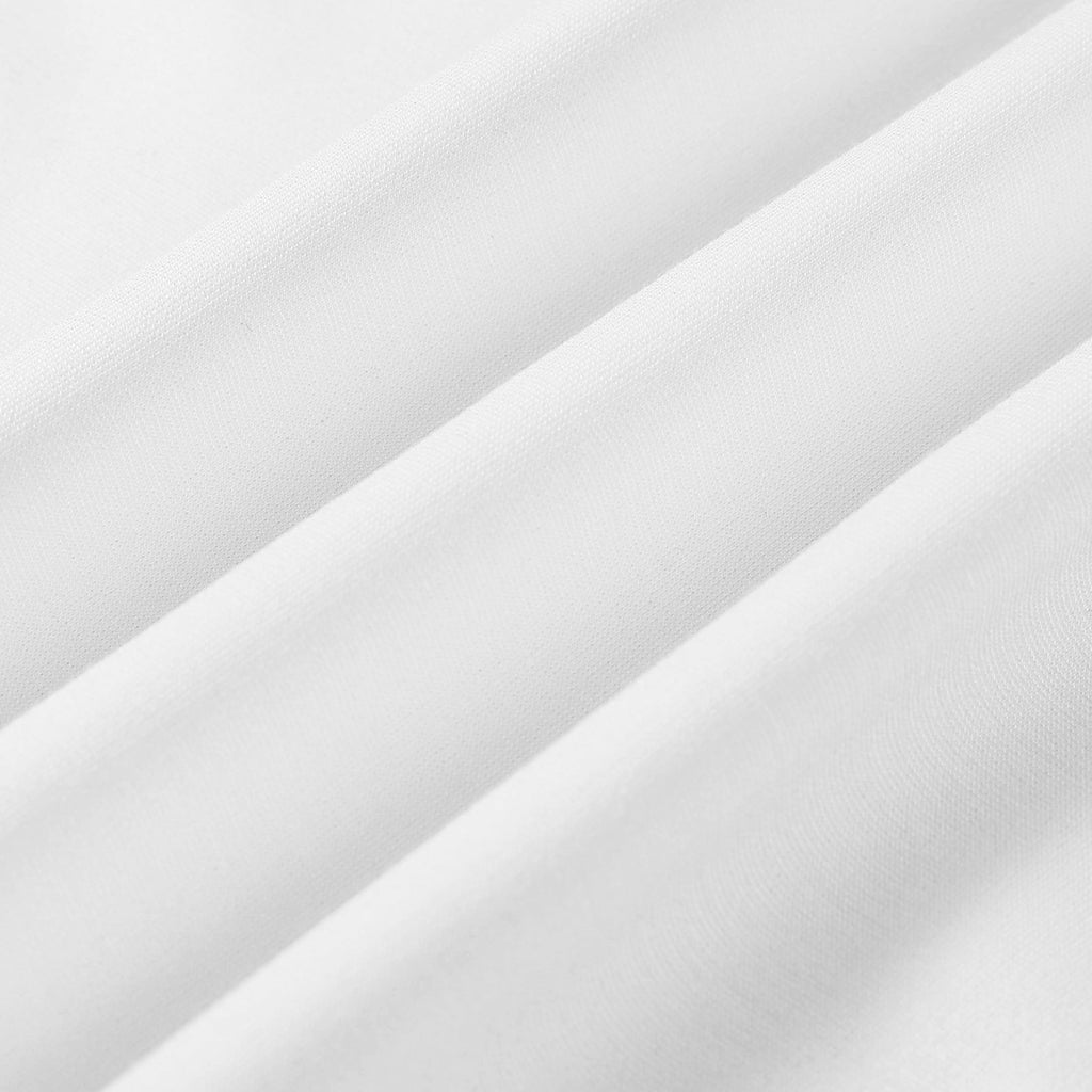 Classic White Sleeveless Crew Neck Top