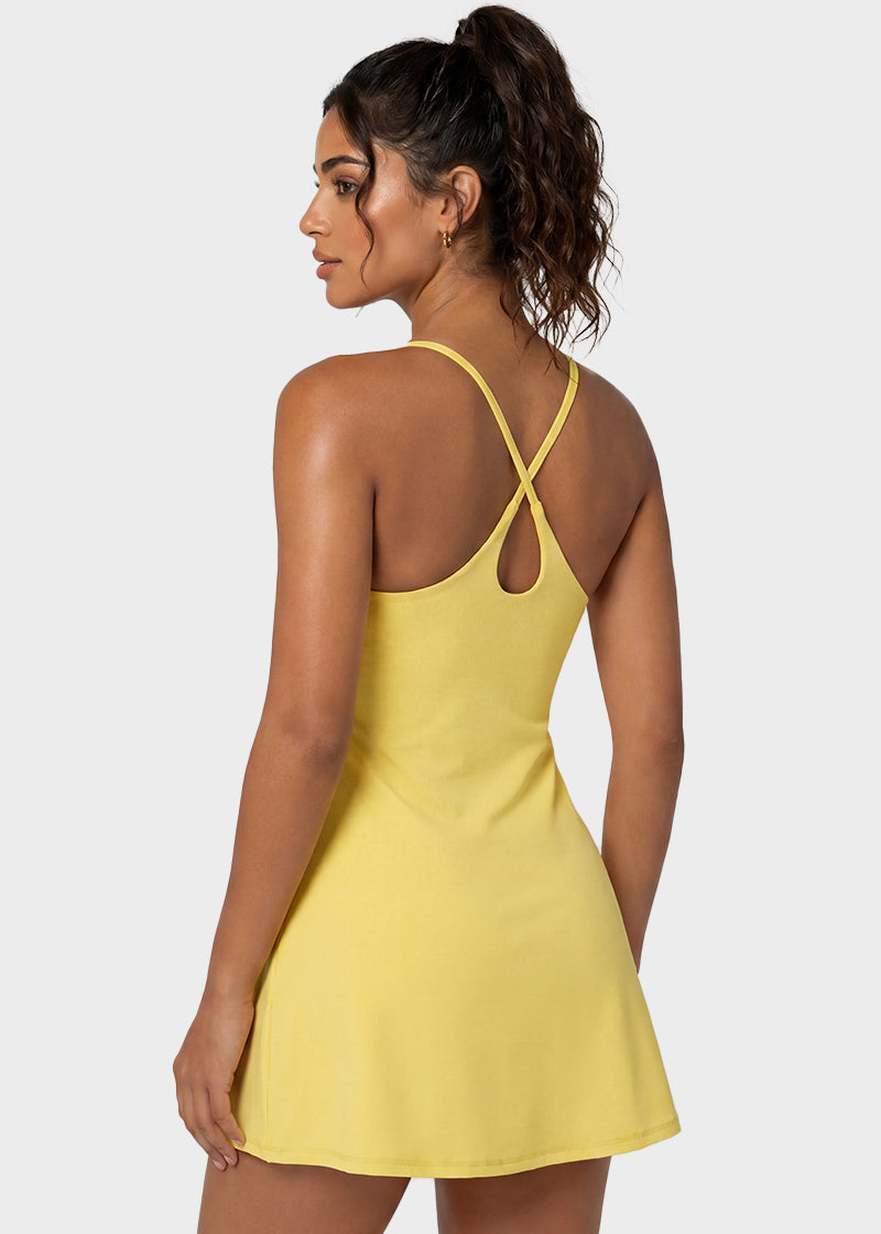 Plush Backless Active Dress – Easy Peezy