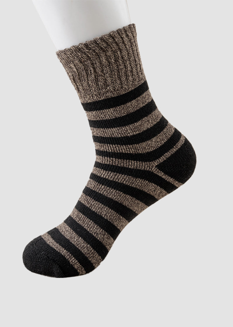 Men's Thermal Terry Loop Socks - 5 Pairs