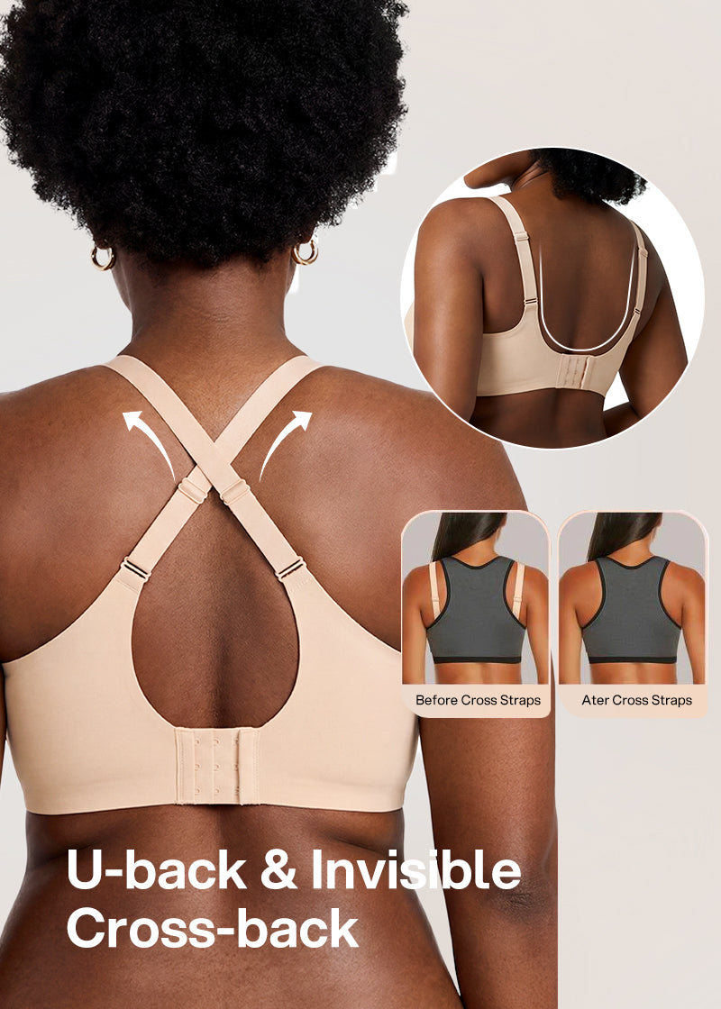Invisible Jelly Lift Bra with Breathable Water Drop Hollow