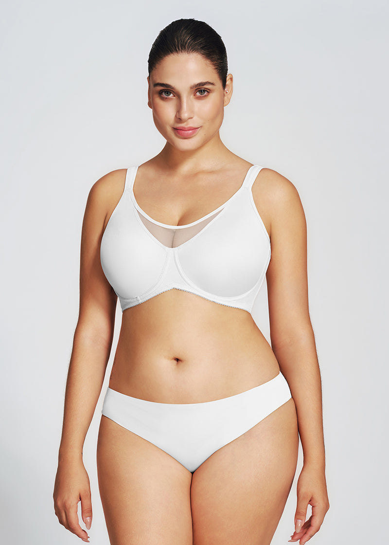 (Xmas Gift Box) Mesh Minimizer Bra