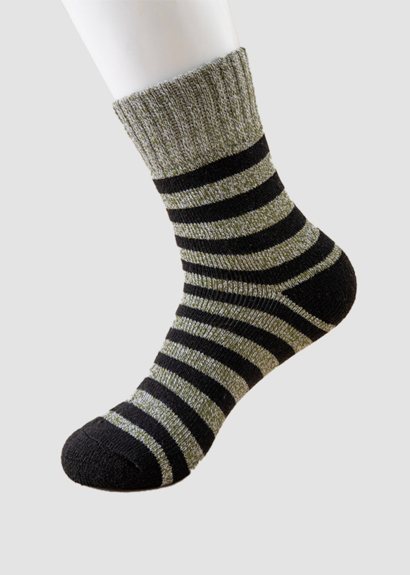 Men's Thermal Terry Loop Socks - 5 Pairs