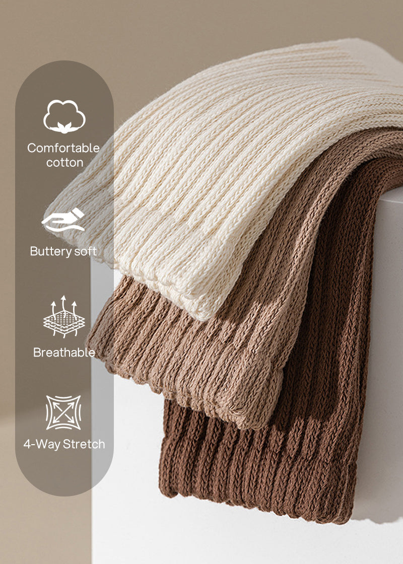 Cozy Ribbed Slouch Crew Socks