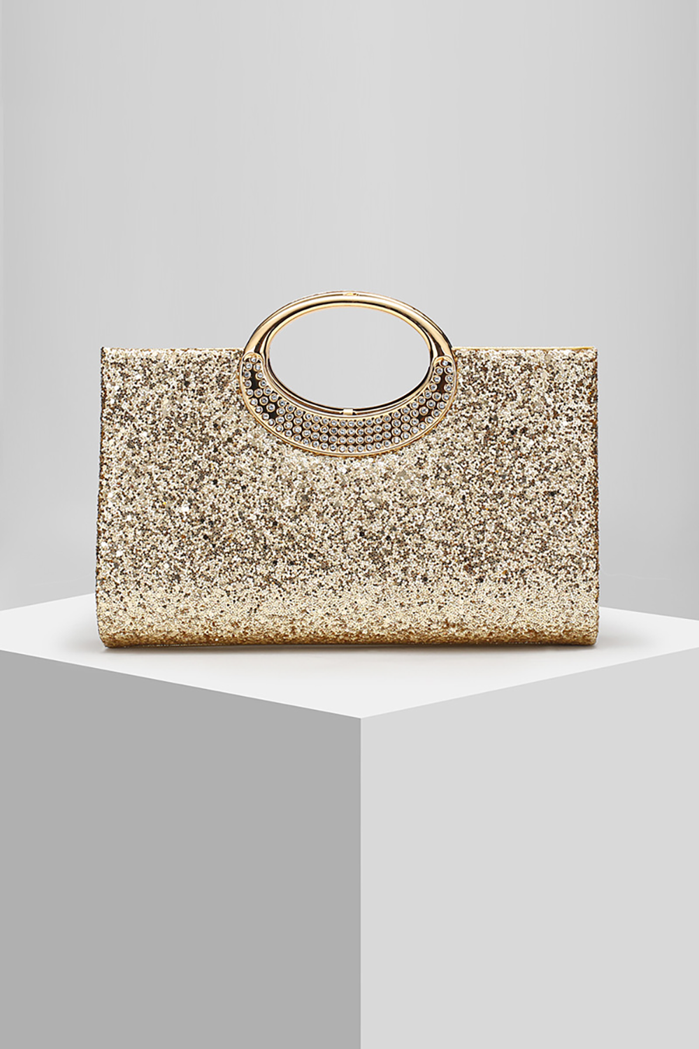 Rhinestoned Sparkling Sequins Party Handbag Chain Shoulder Bag