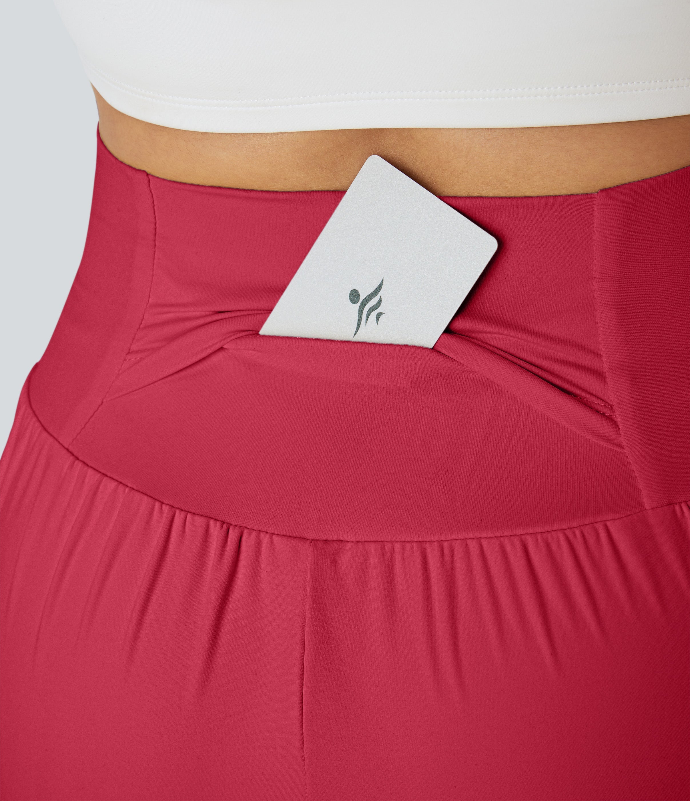 2026🔥UK Super High Waisted Back Pocket & Side Hidden Pocket 2-in-1 Yoga Shorts-Winterberry