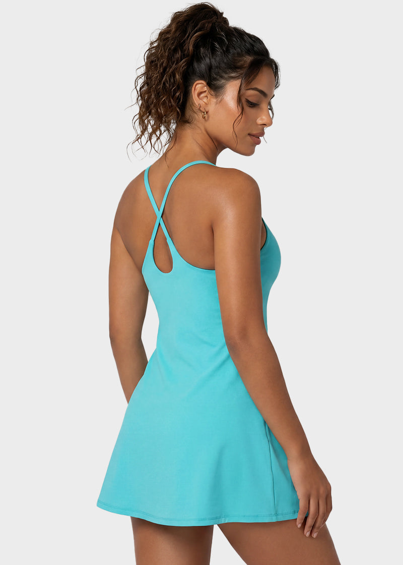 Plush Backless Active Dress – Easy Peezy