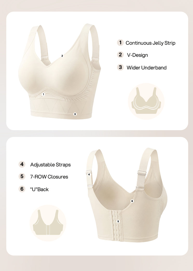 Seamless Wireless Support Bra