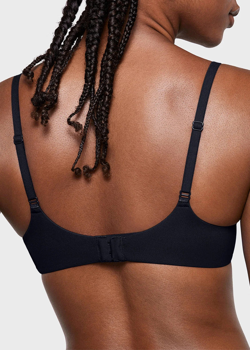 Unlined Plunge Balconette Bra with Underwire