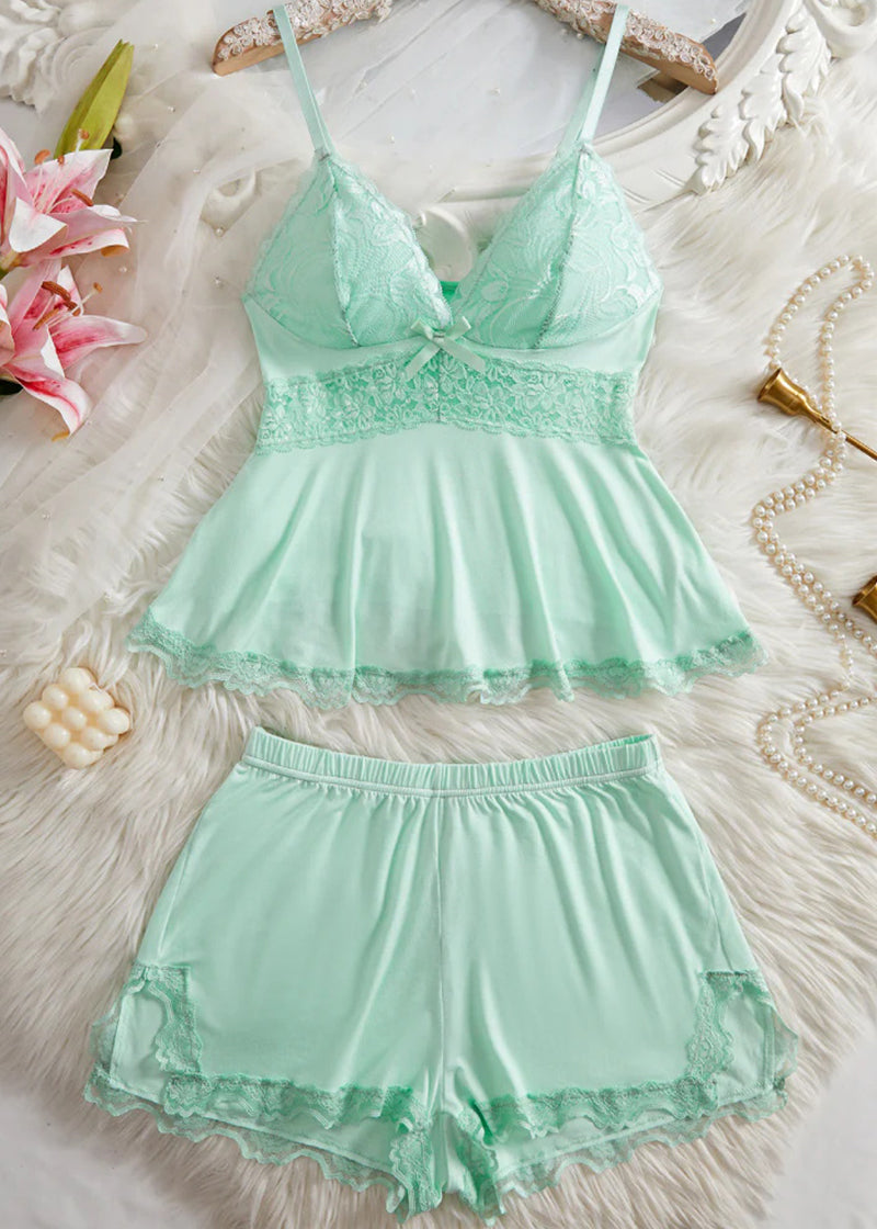 Modal Camisole & Panty Sleepwear Set – Sweet Lingerie for Daily & Holiday Wear