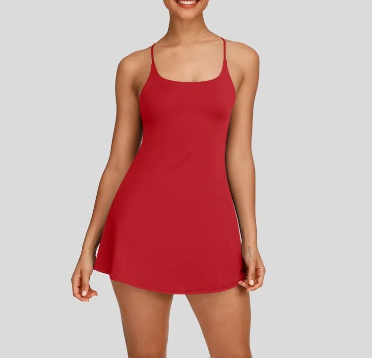 2026 🔥Flash Sale⚡ Softlyzero Plush Backless Active Dress-Easy Peezy