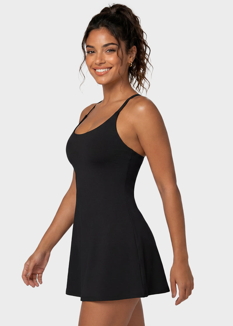 Plush Backless Active Dress – Easy Peezy