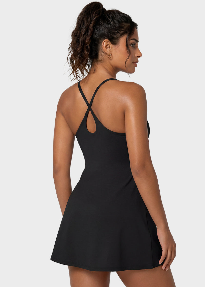 Plush Backless Active Dress – Easy Peezy