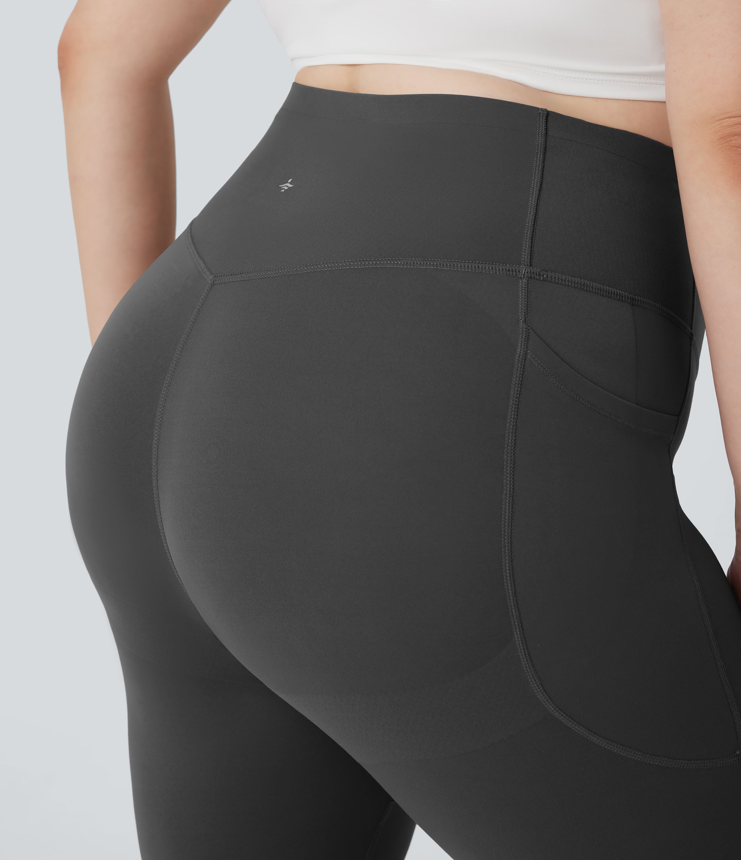Plus Size UltraSculptTM SoCinched High Waisted Butt Lifting Tummy Control Shaping Training Leggings with Pockets