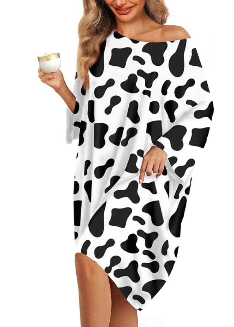 Plus Size Ultra-Soft Oversized Shirt Sleepwear with Pockets
