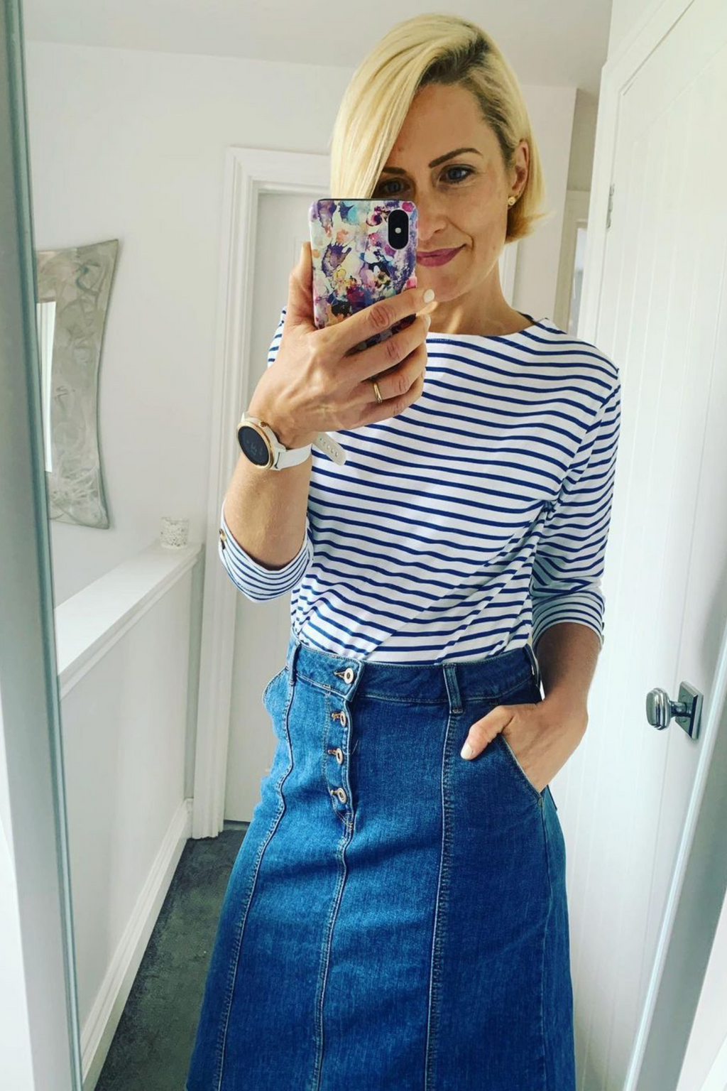 Sarah - Slub Top - Stripe