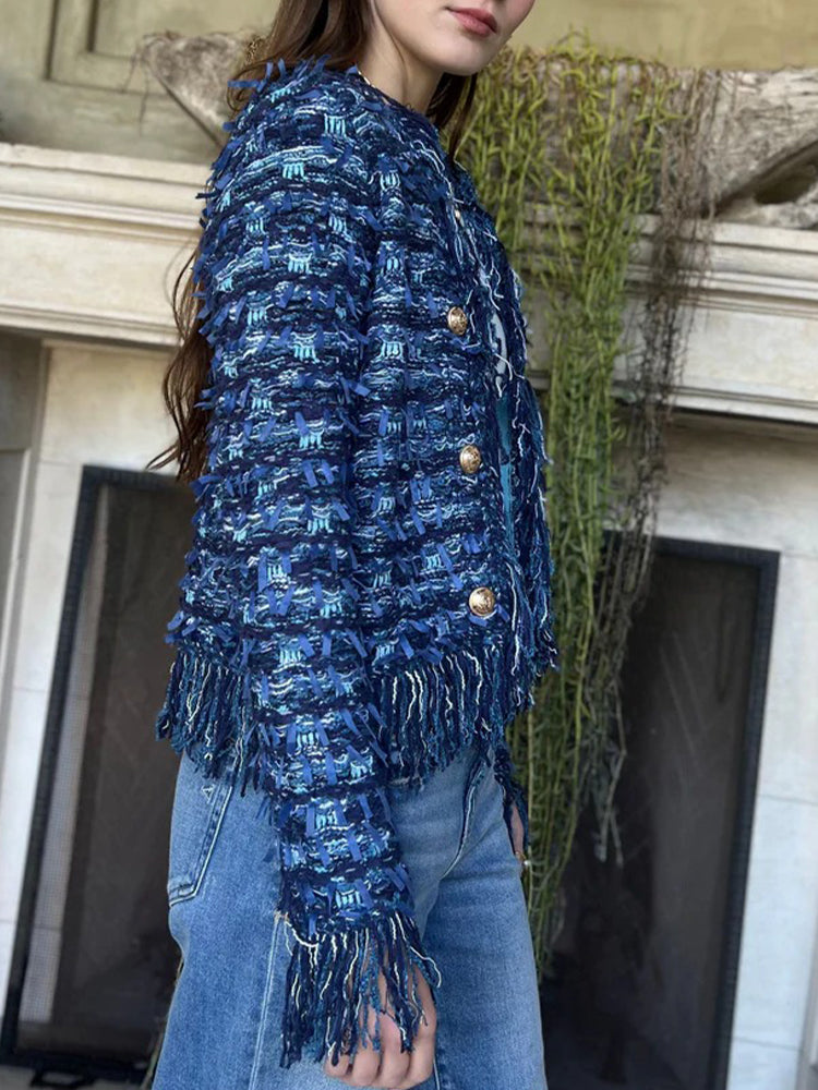 Women's Fashionable Tassel Elegant Cardigan Jacket