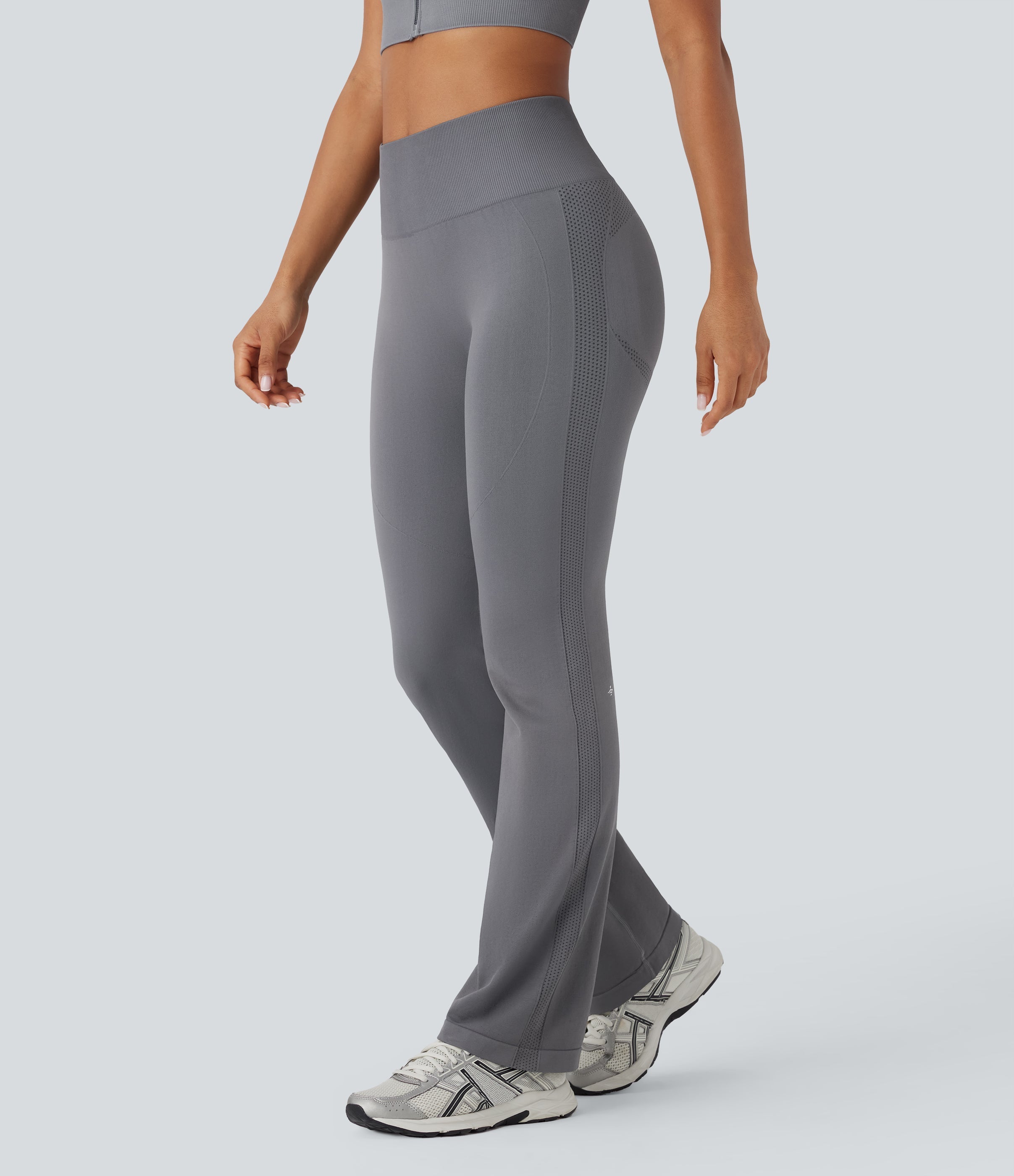 Seamless Flow High Waisted Tummy Control Butt Lifting Flare Yoga Leggings