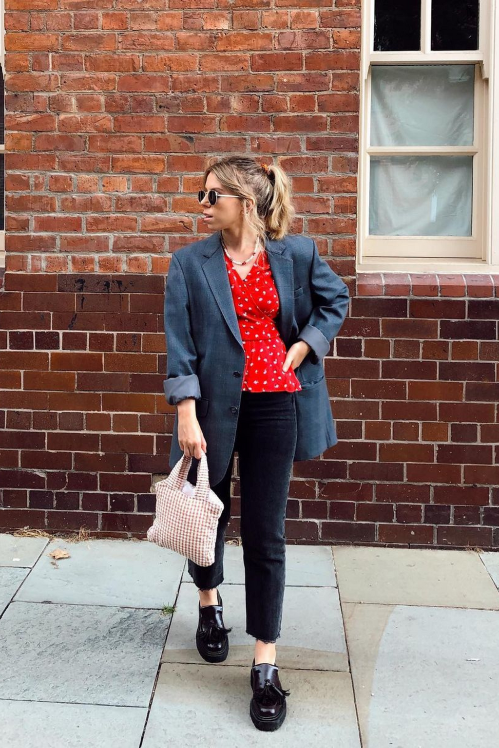Wendy - Wrap Top - Red
