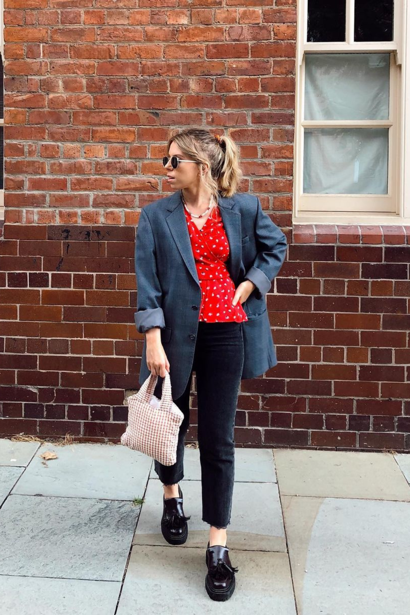 Wendy - Wrap Top - Red